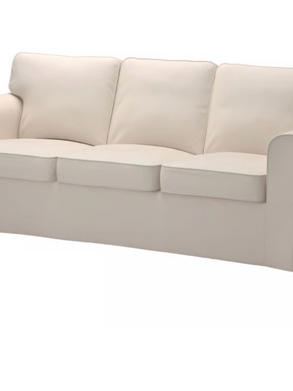 IKEA Ektorp Cover-  Tygelsjö Beige 3 Seater